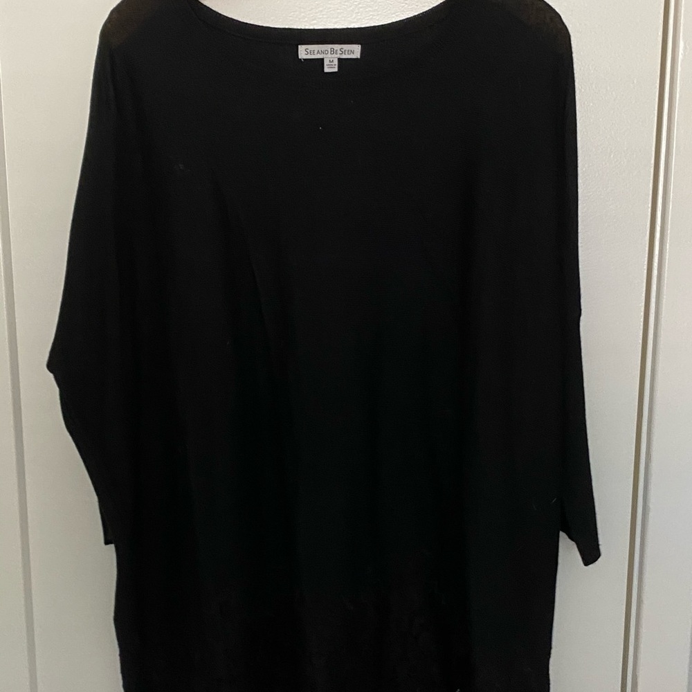 Black tunic sweater, Vici